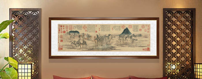 Landscape in Autumn Season, painting, 鹊华秋色